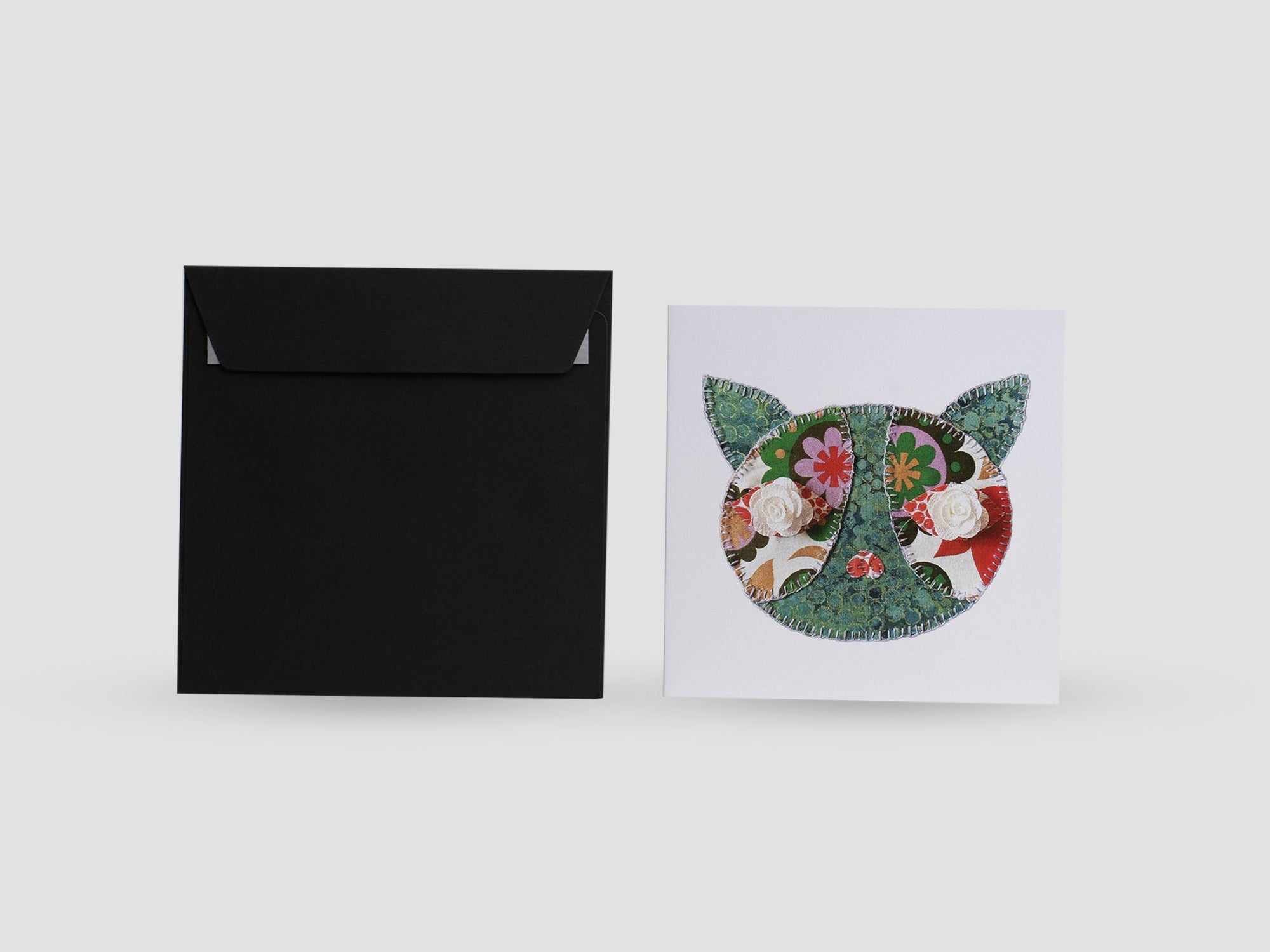 Cris And Flowers Greeting Card