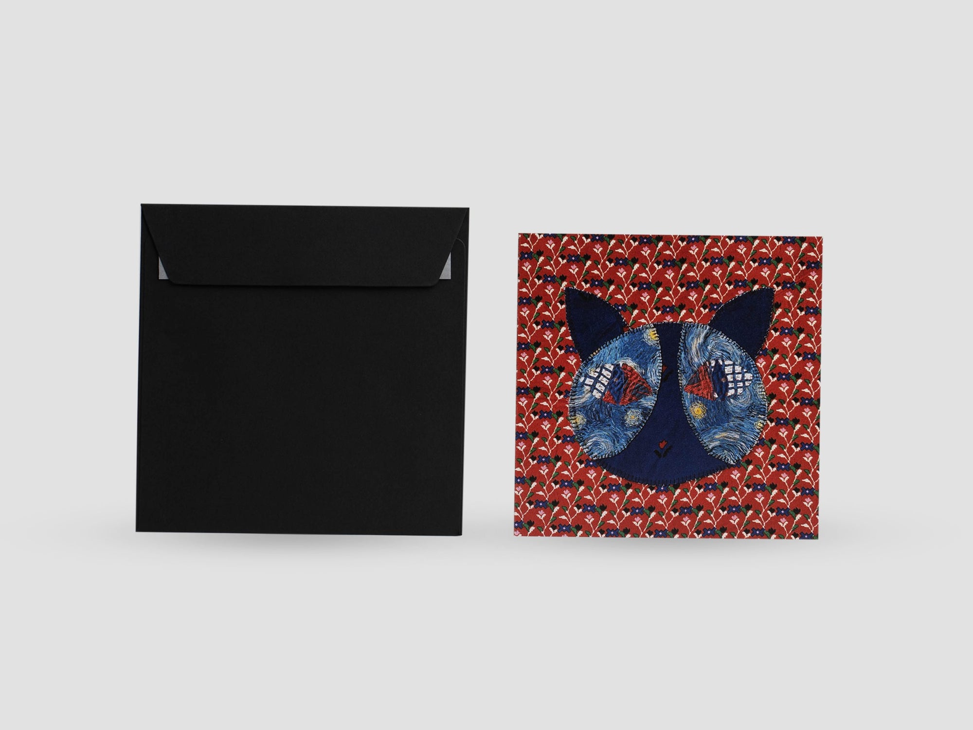 Starry Starry Meow Greeting Card