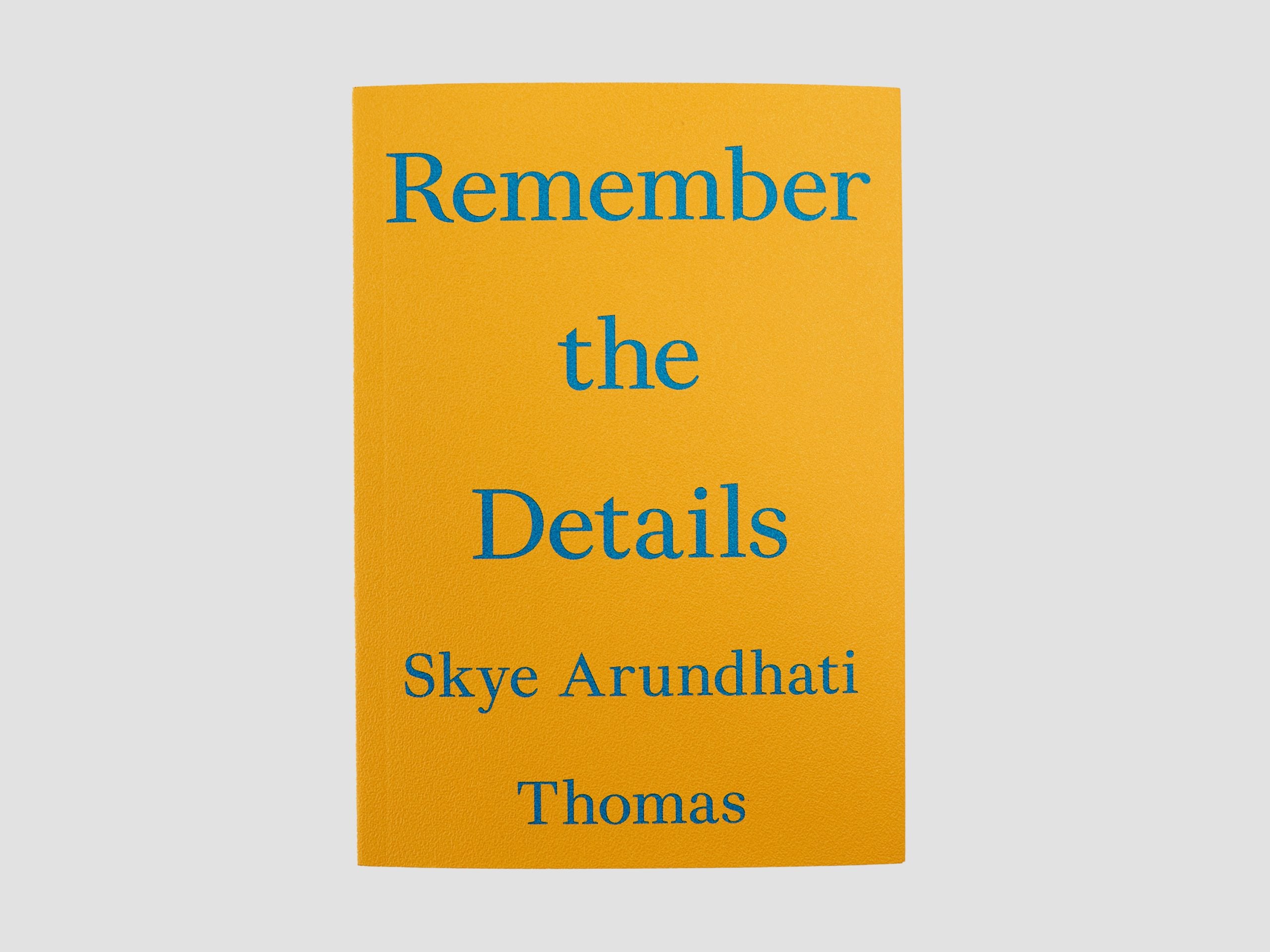 Remember the Details