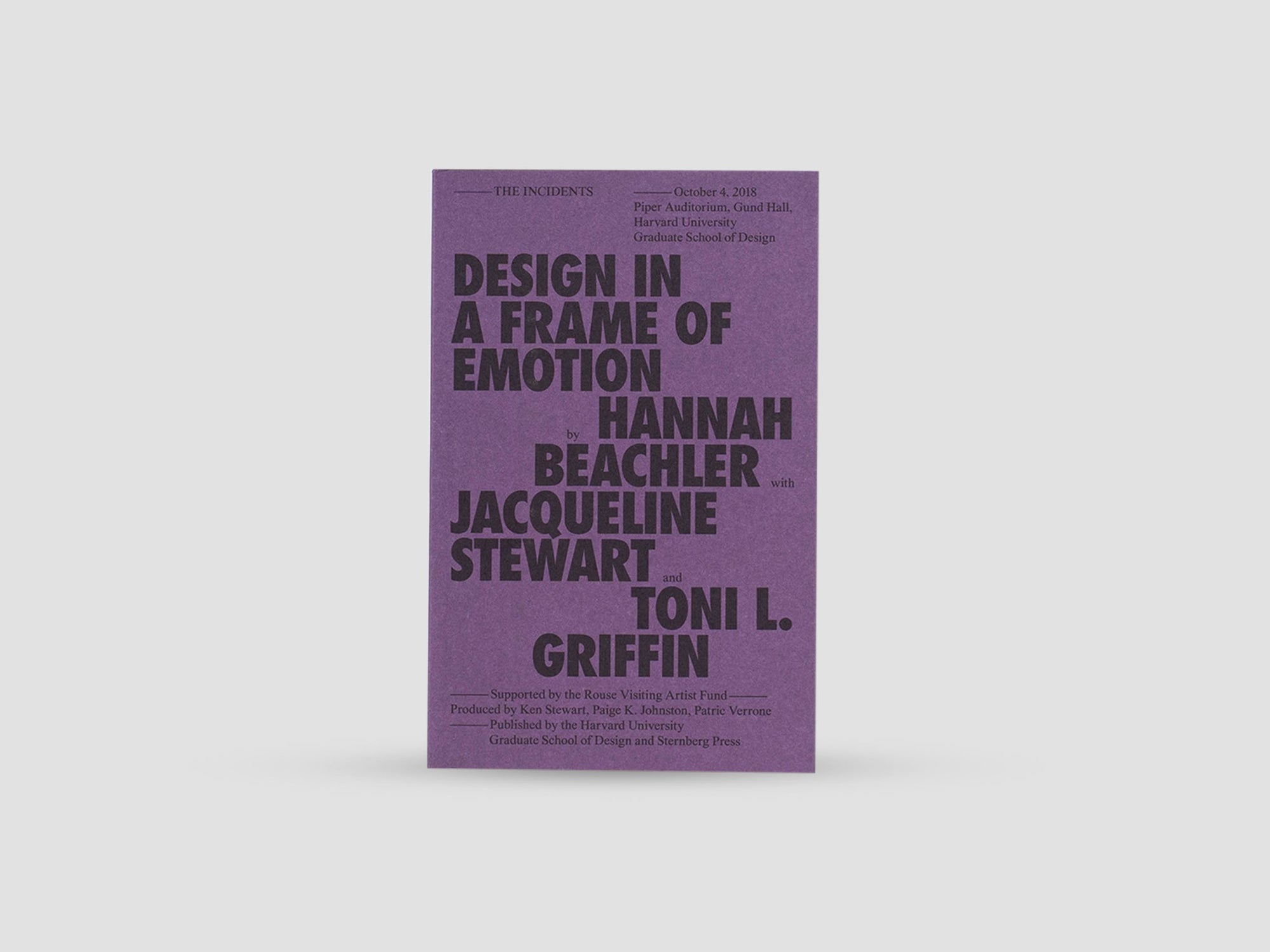 Design in a Frame of Emotion