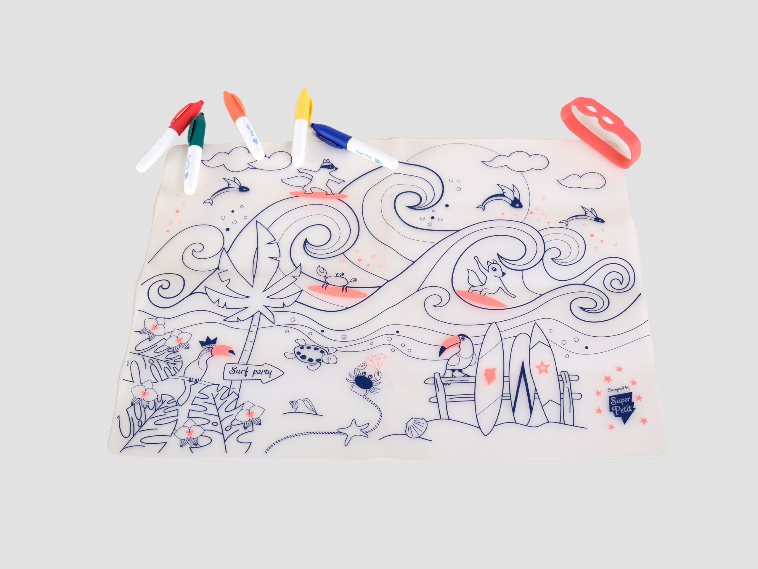 Surf Silicone Placemat