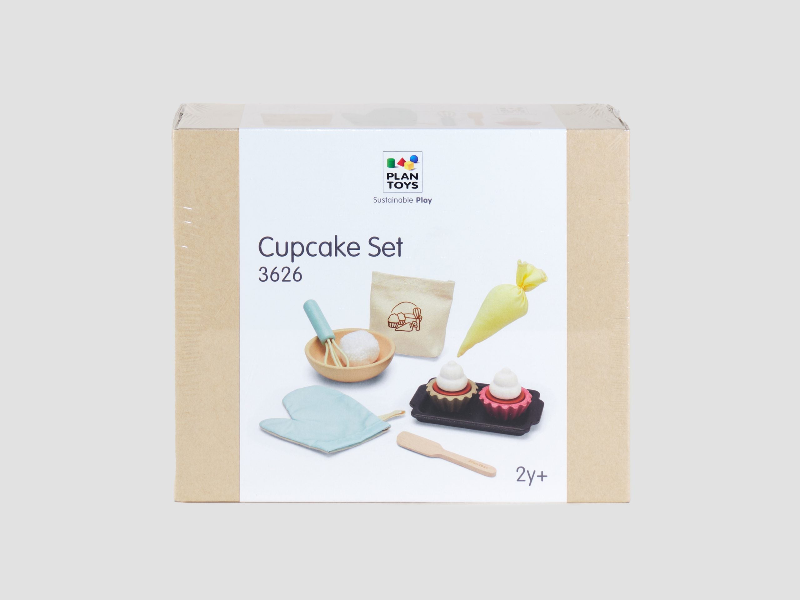 Wooden Cupcake Set