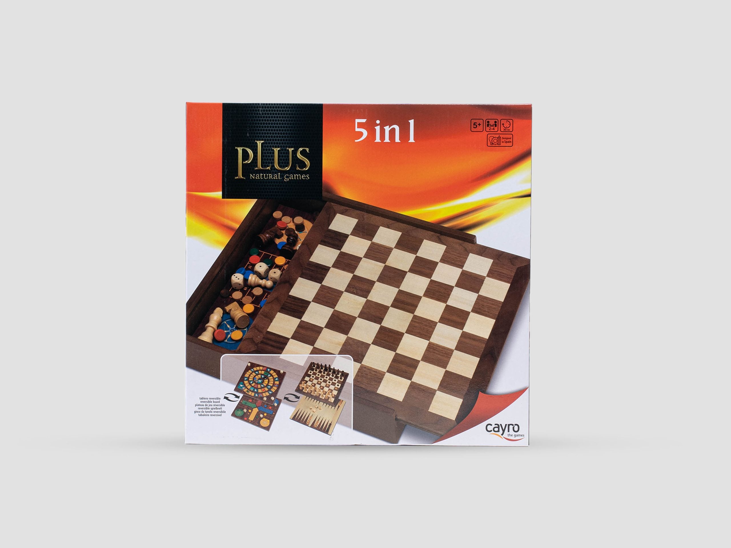 5 Games in 1: Cayro- Wooden