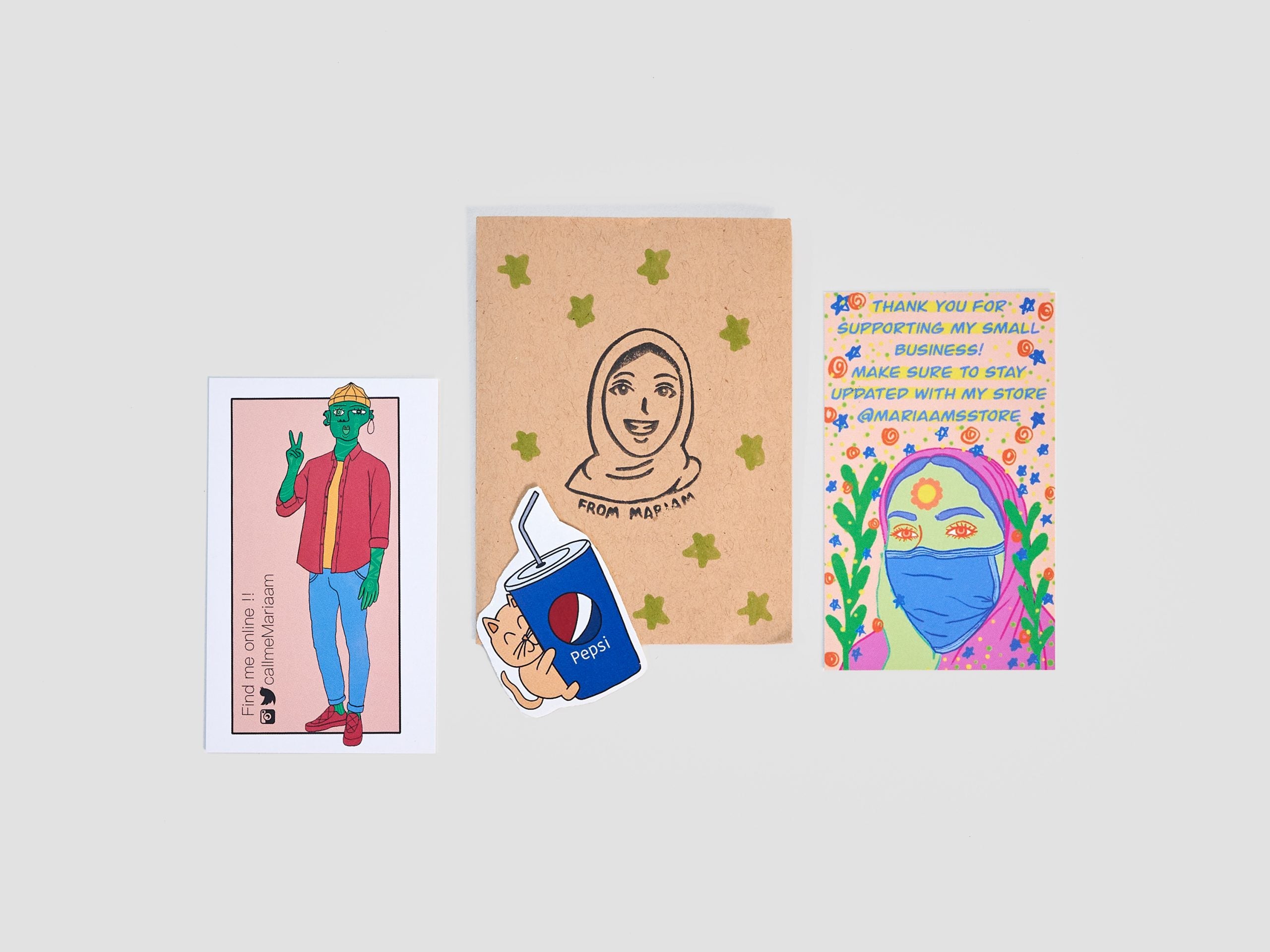 Cat Pepsi with Sticker