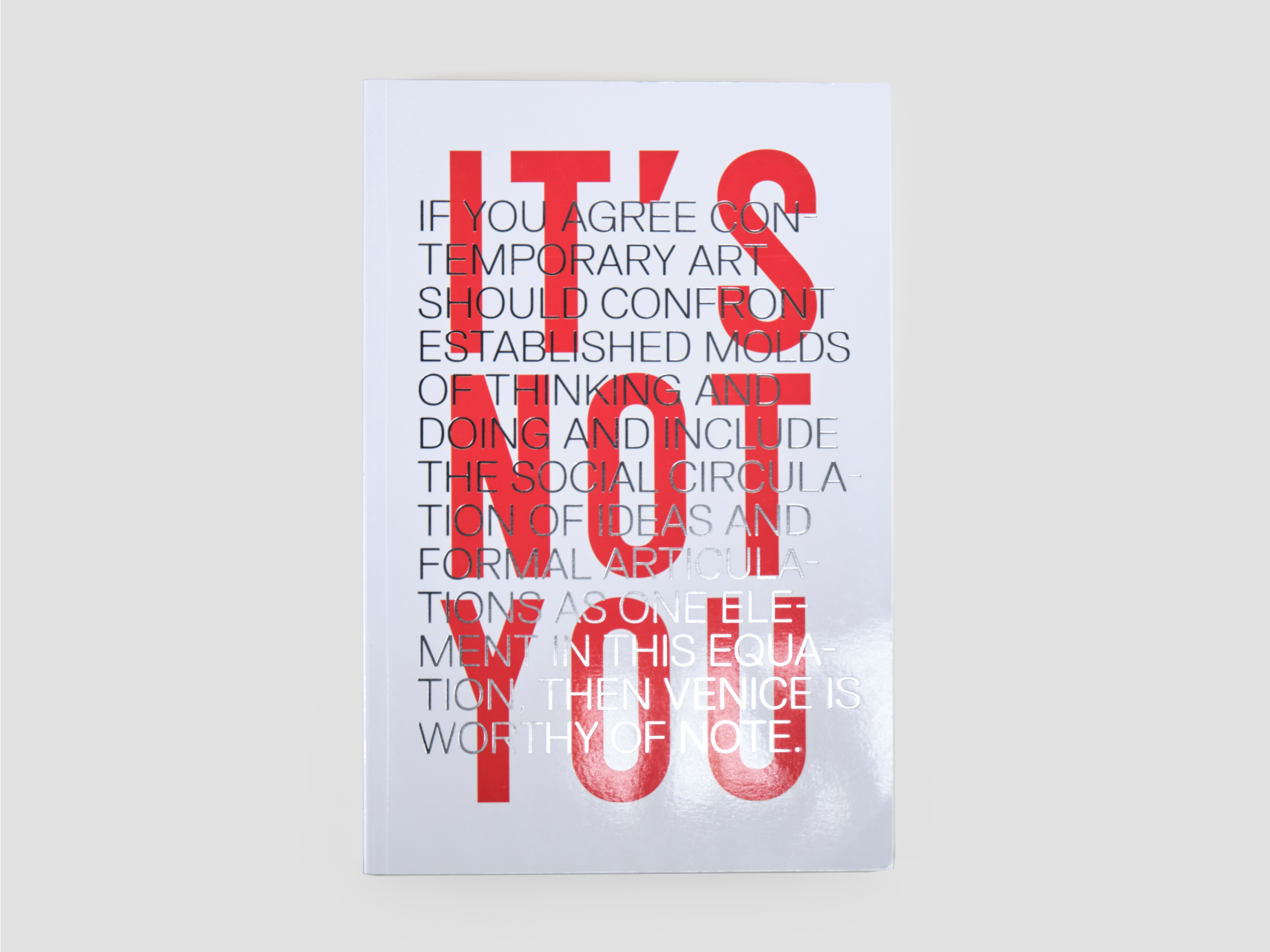 It’s Not You, It’s Me