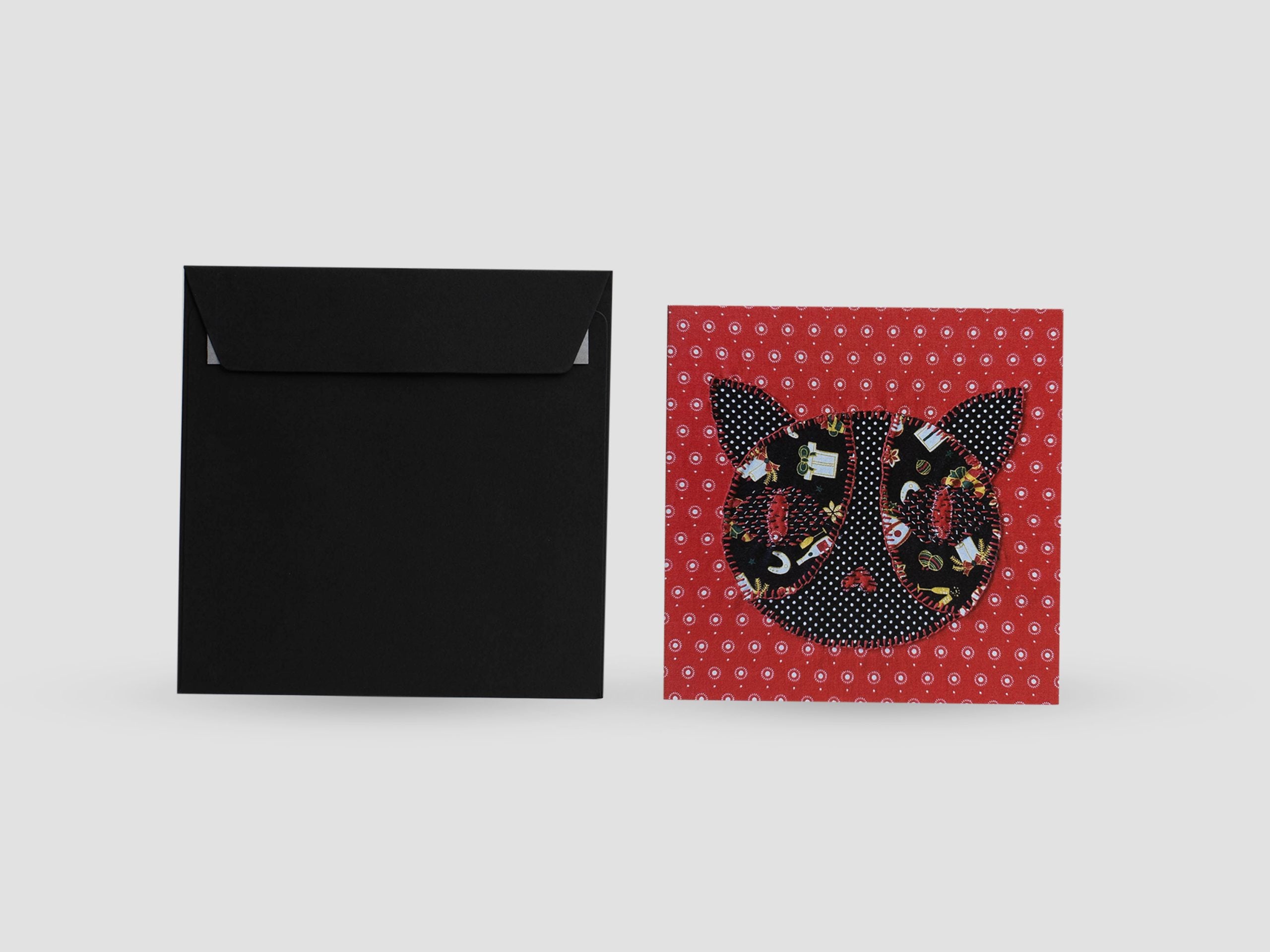 Meowwy Cat-Mas Greeting Card