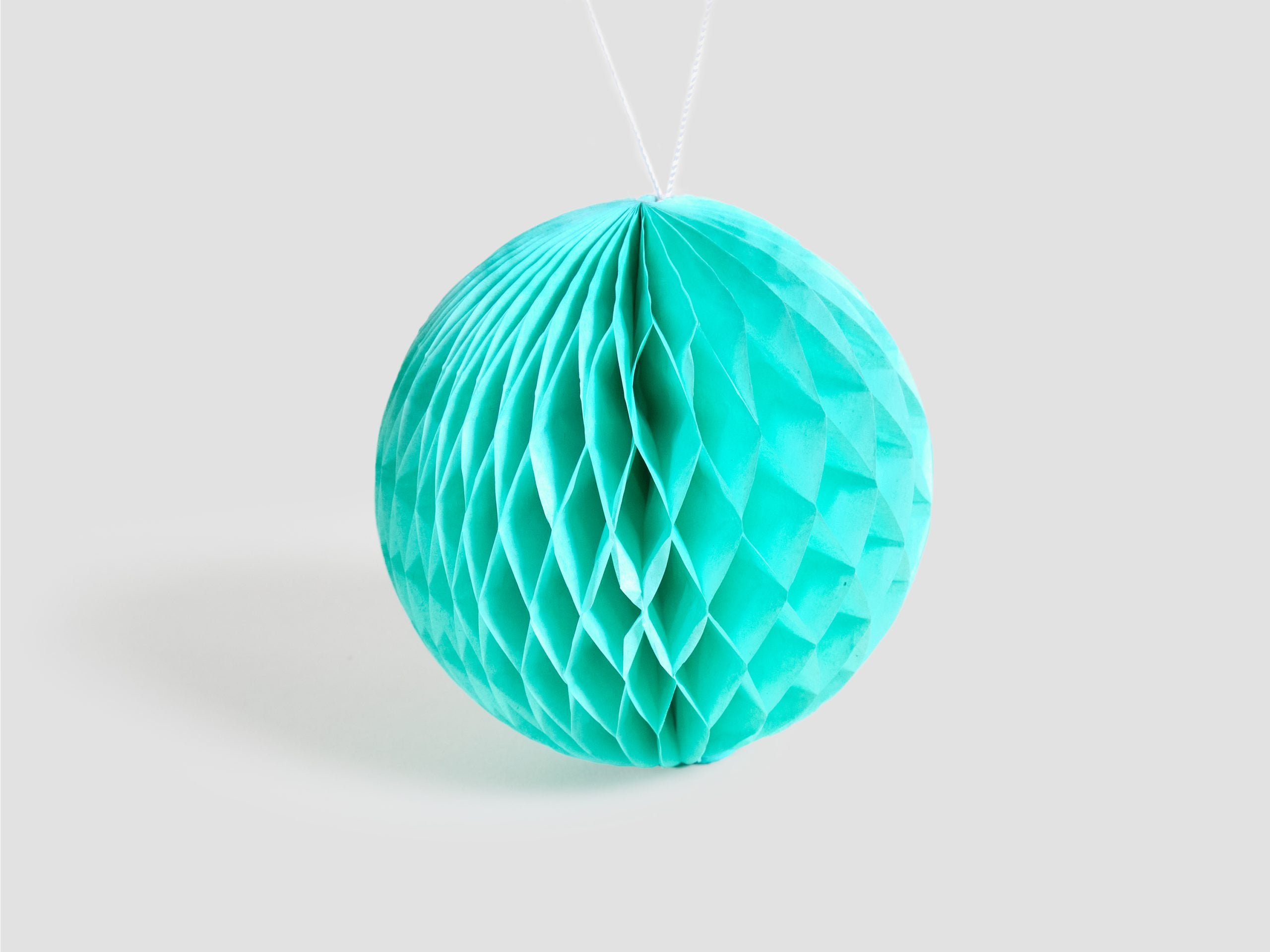 Mint Paper Ball Decoration