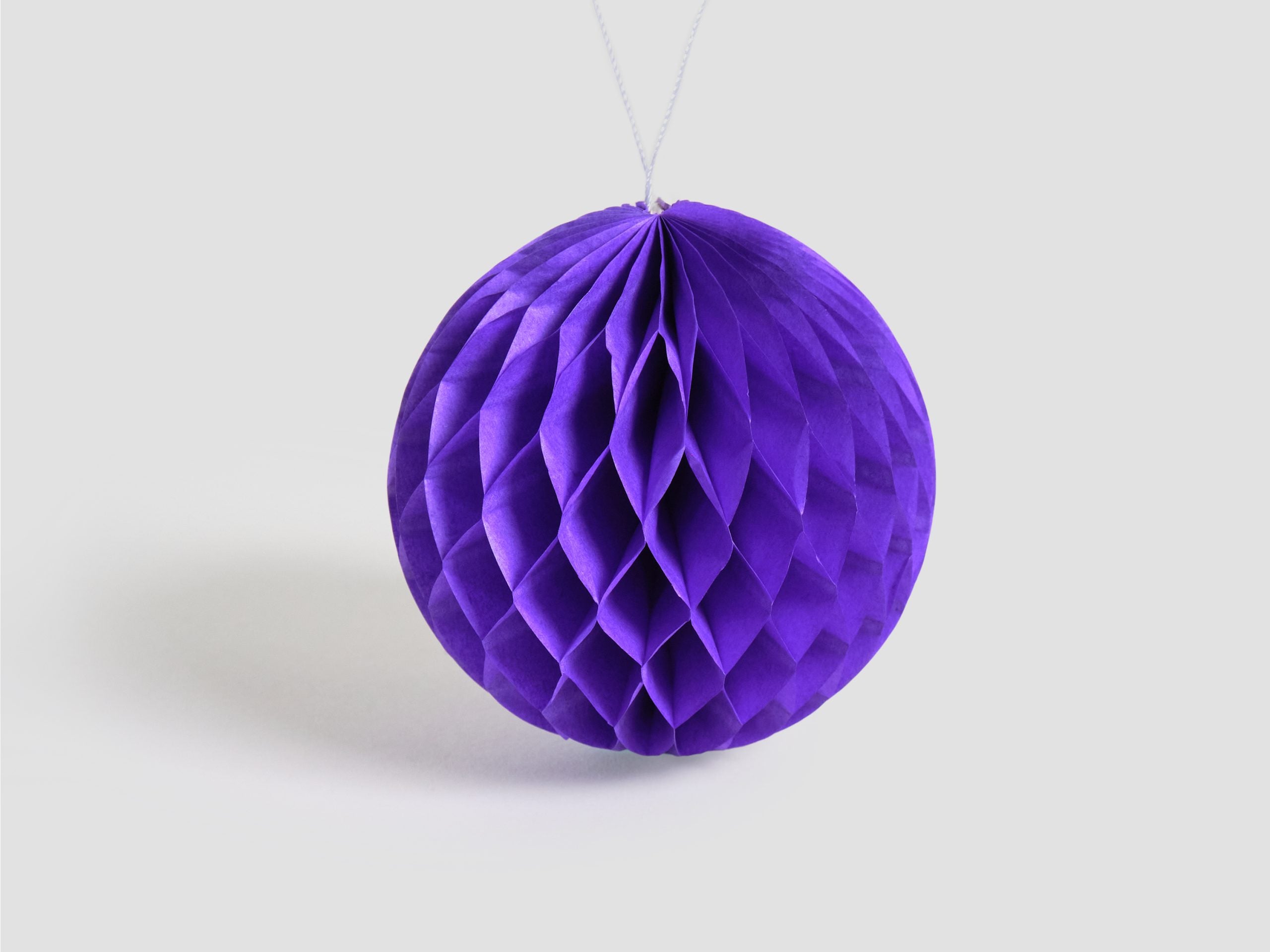 Purple Paper Ball Decoration