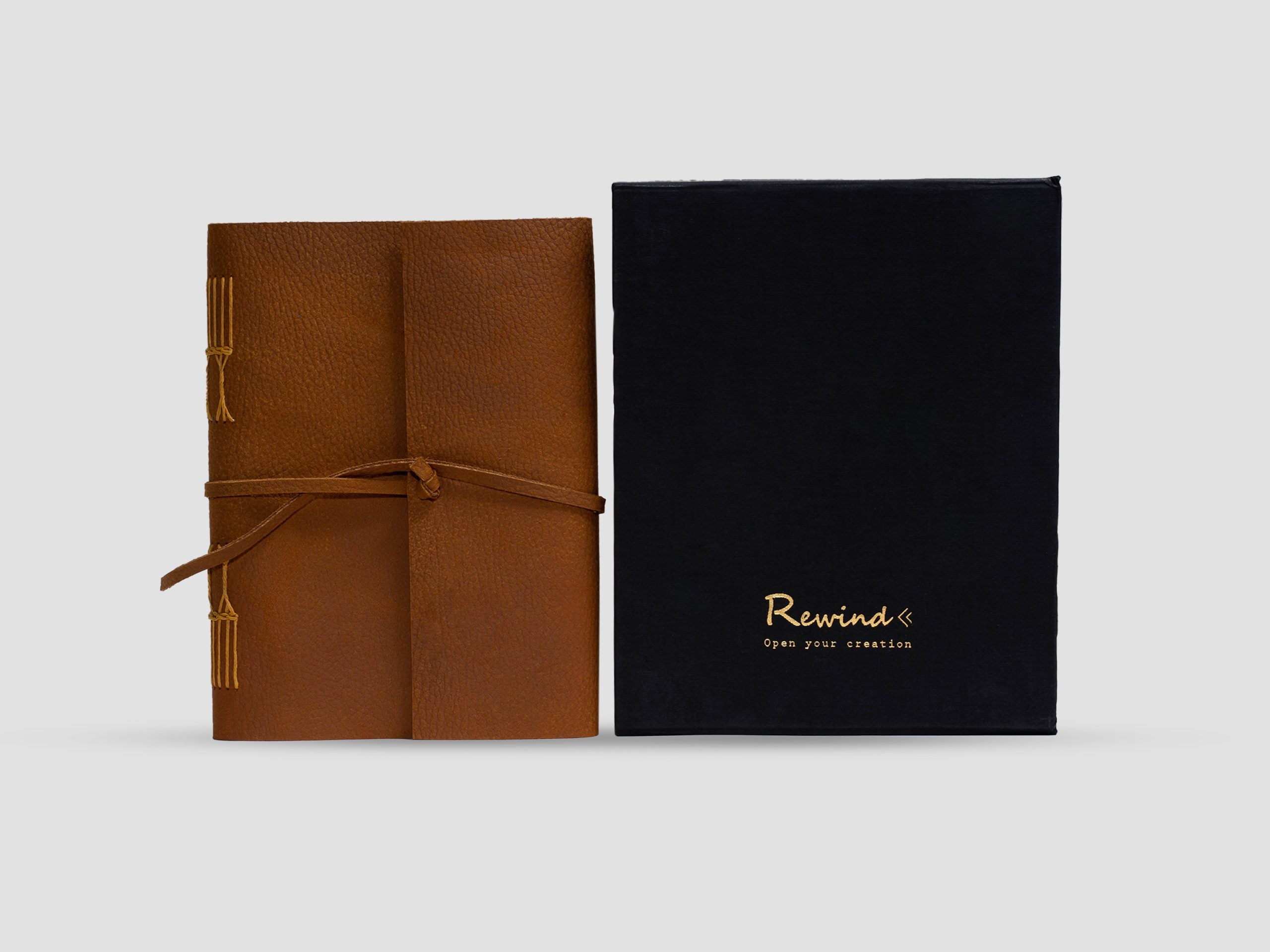 Rewind A5 Notebook - Metal Lock