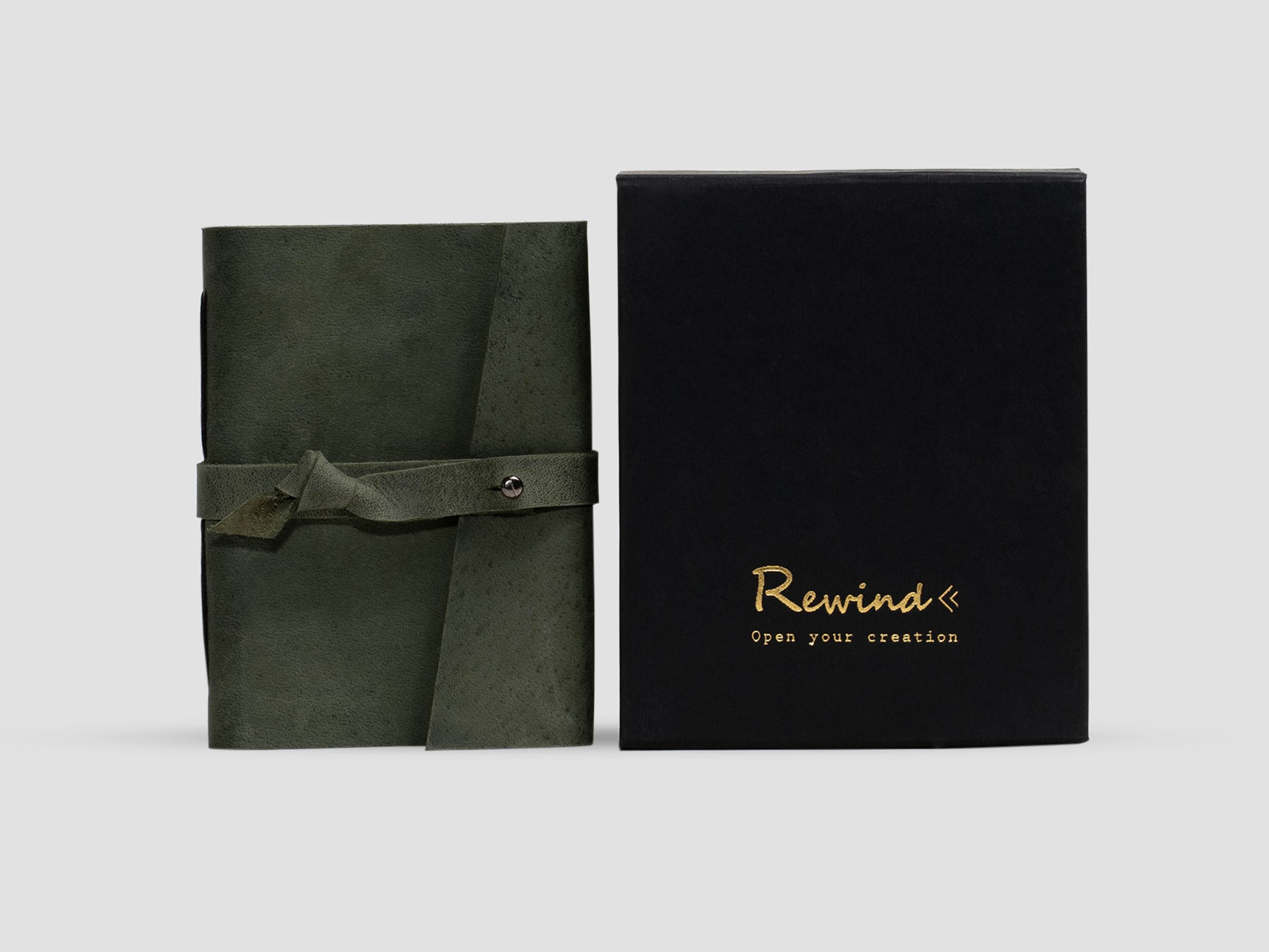 Rewind A6 Notebook - Metal Lock