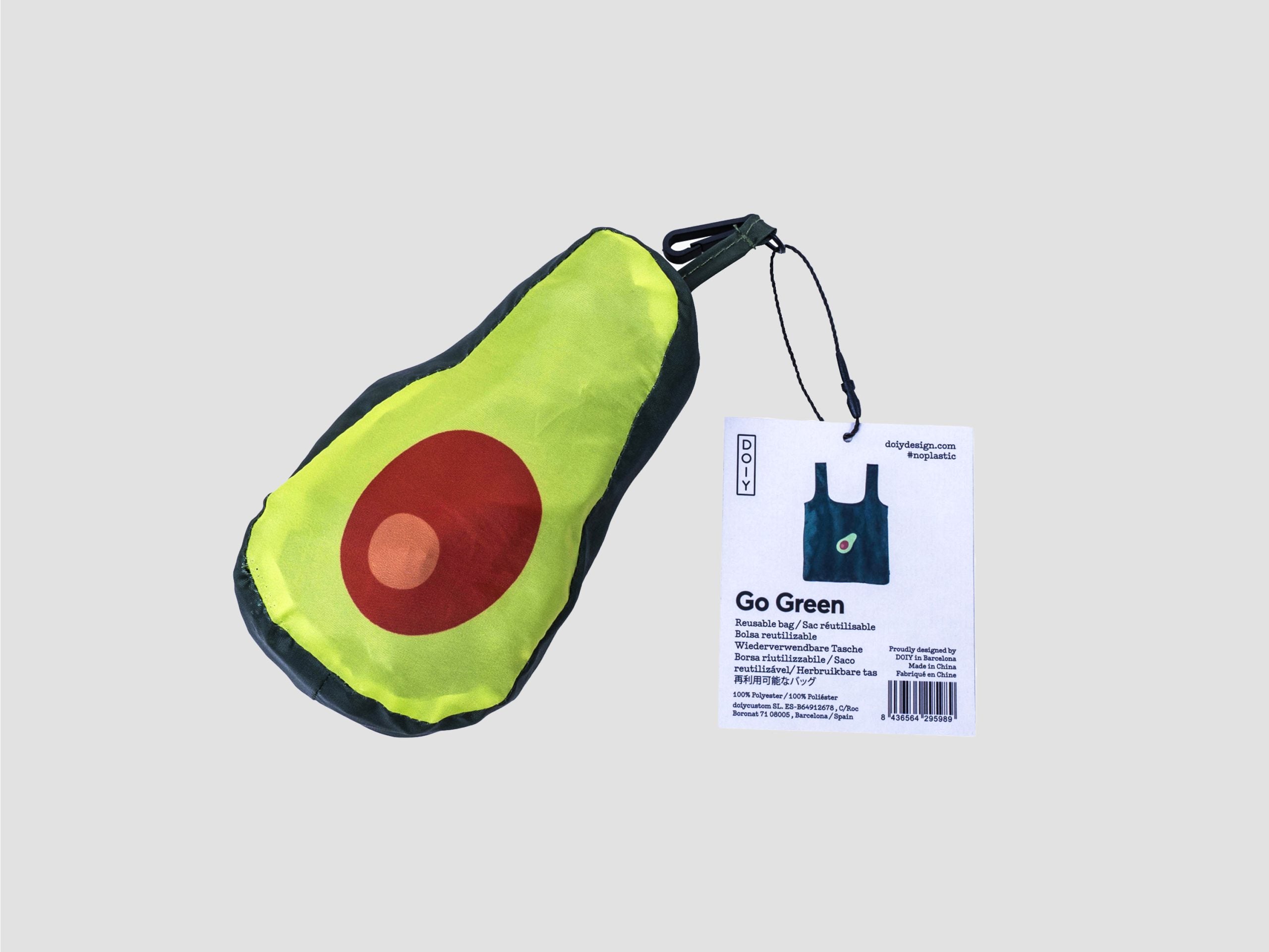 Go Green Avocado Eco Friendly Shopping Bag