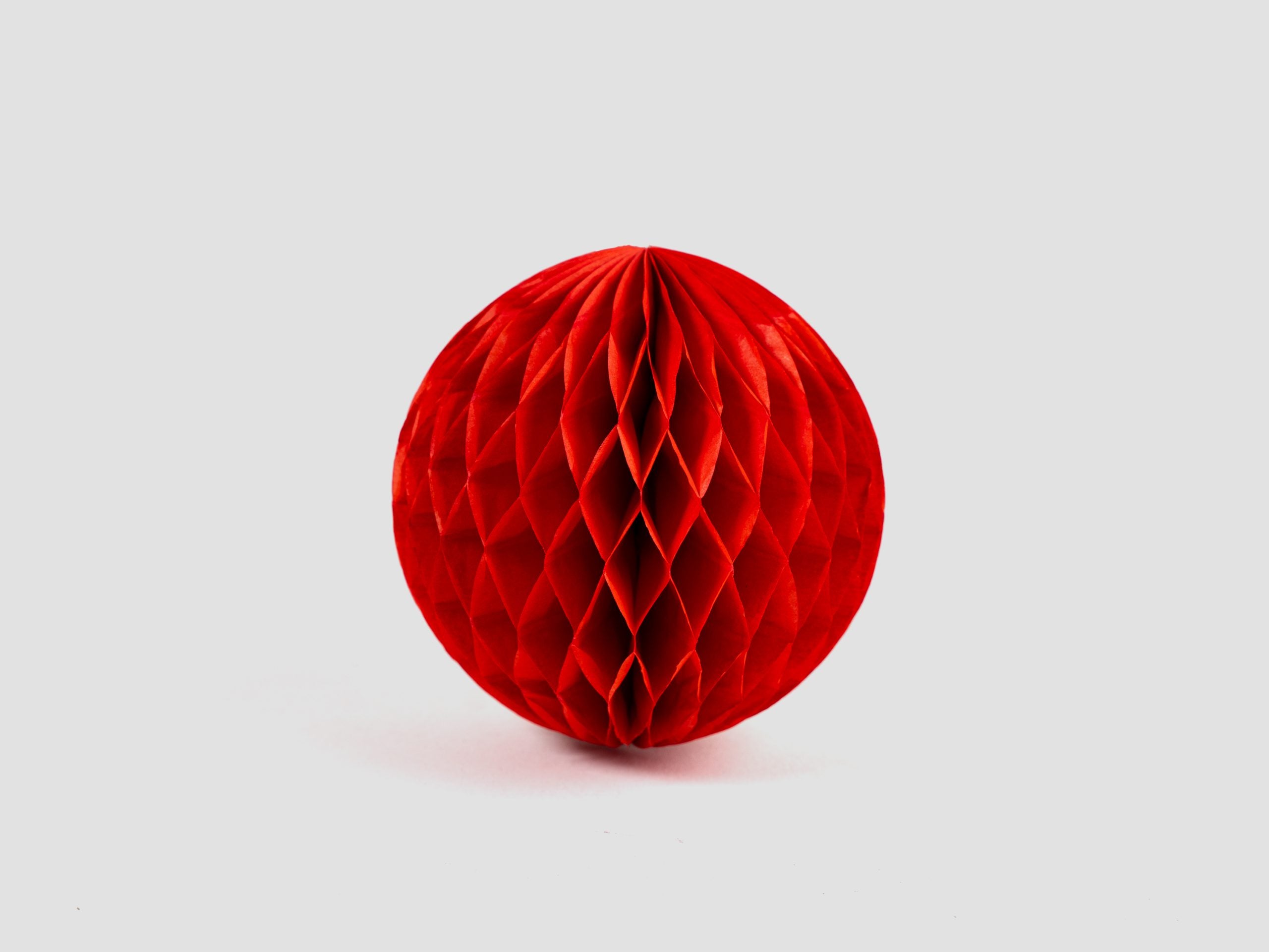 Red Paper Ball Decoration