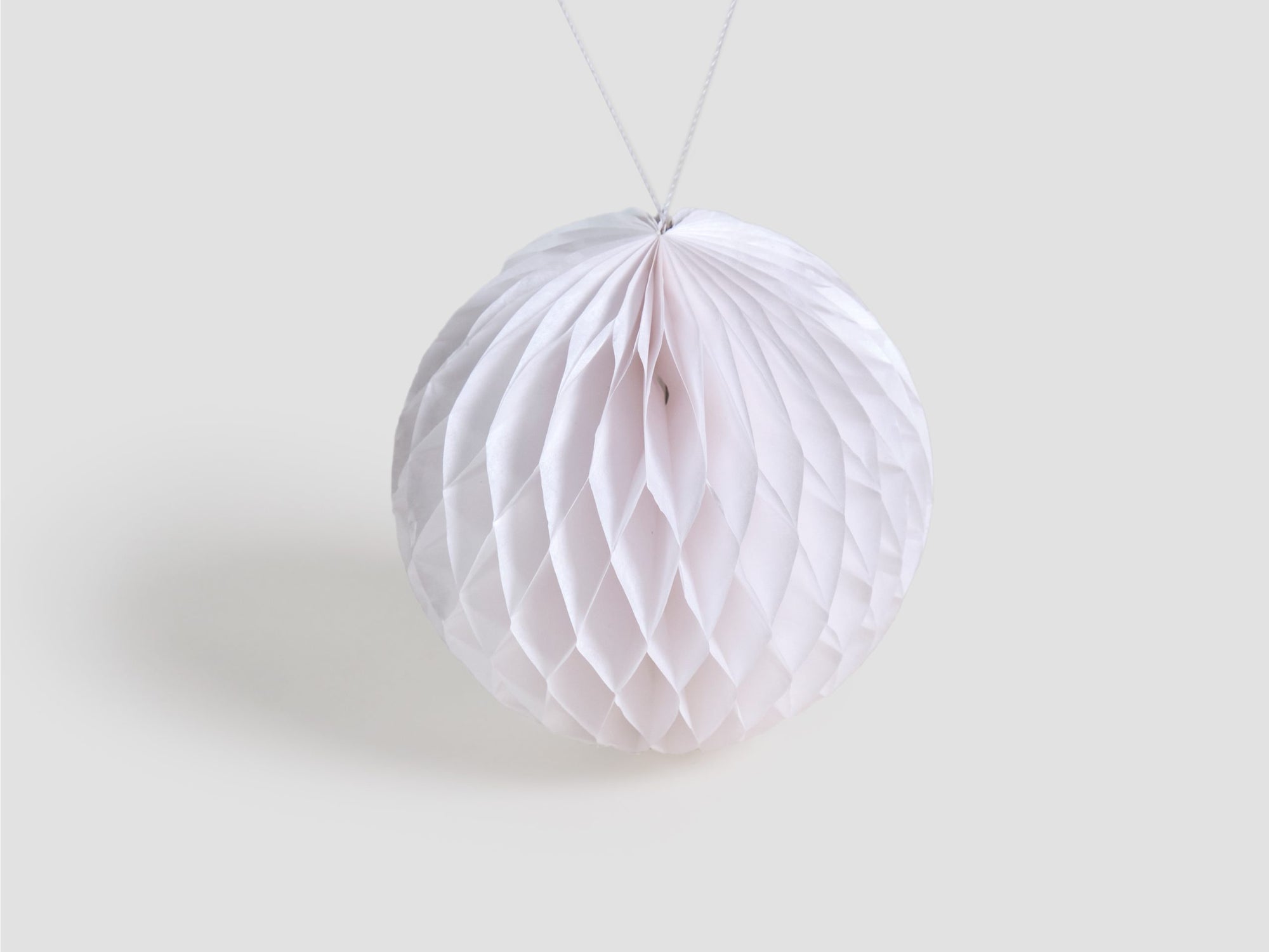 White Paper Ball Decoration