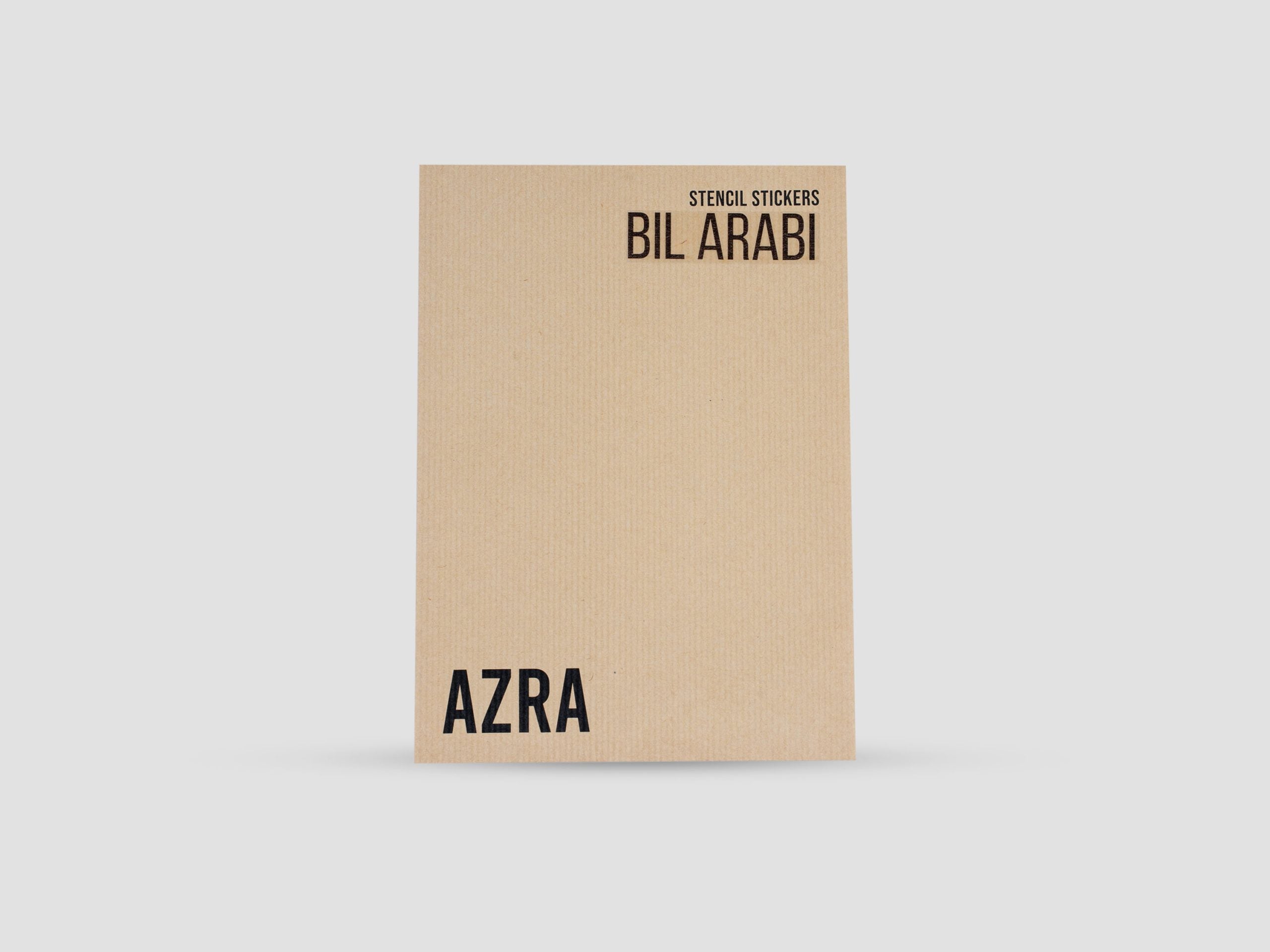 Bil Arabi Stencil Sticker Pack