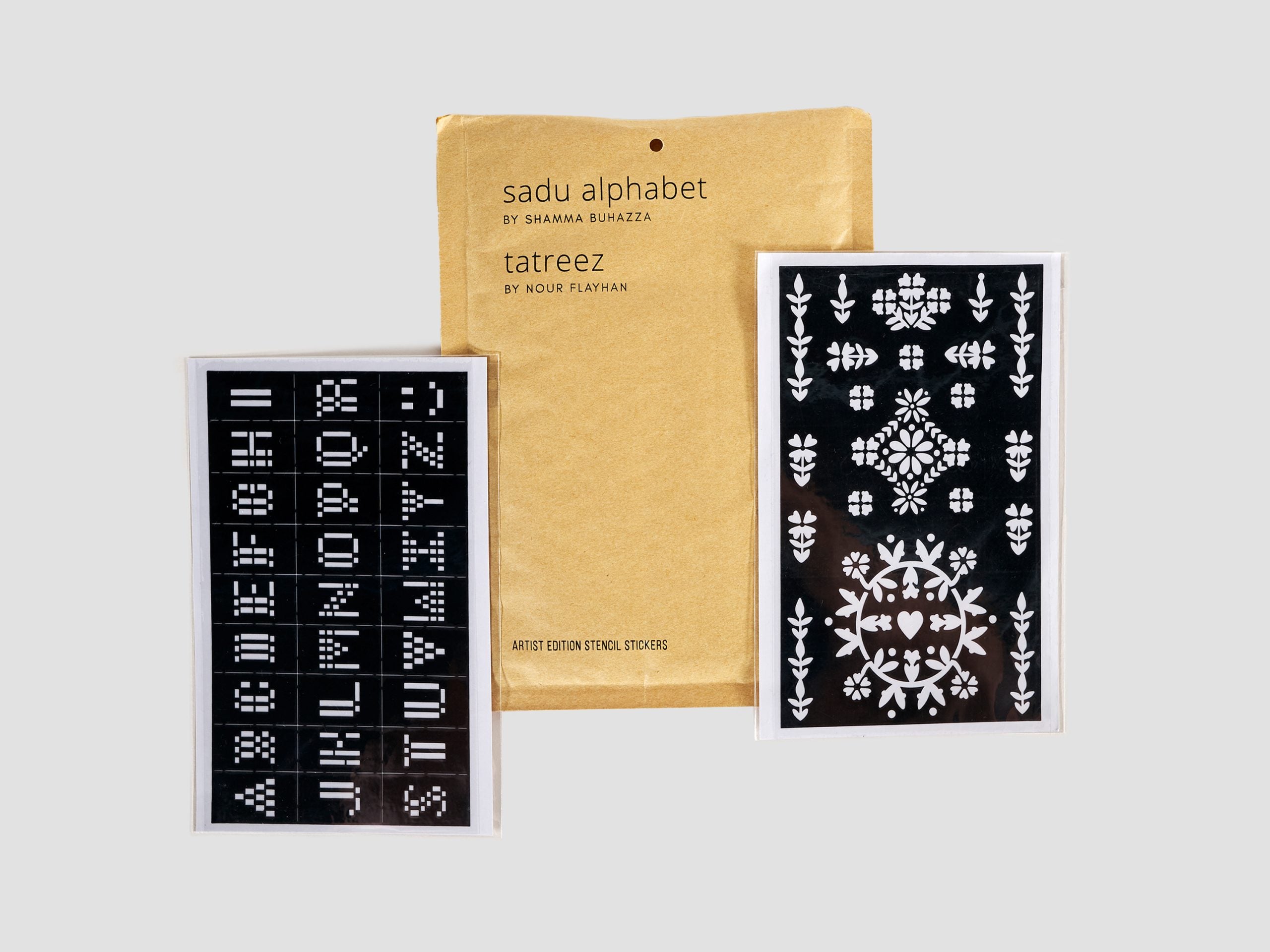 Artist Stencils Sticker Pack