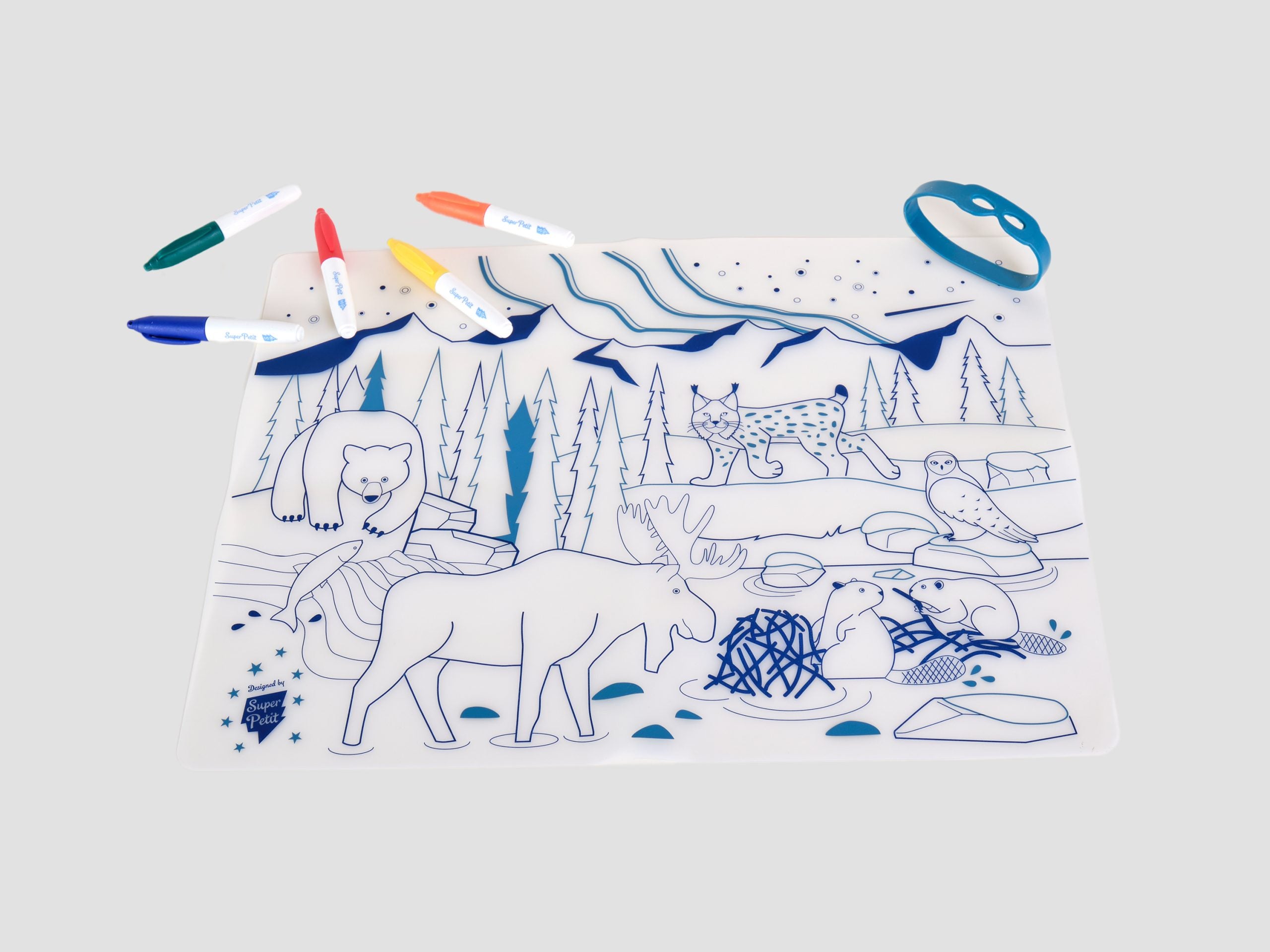 Boreal Forest Silicone Placemat