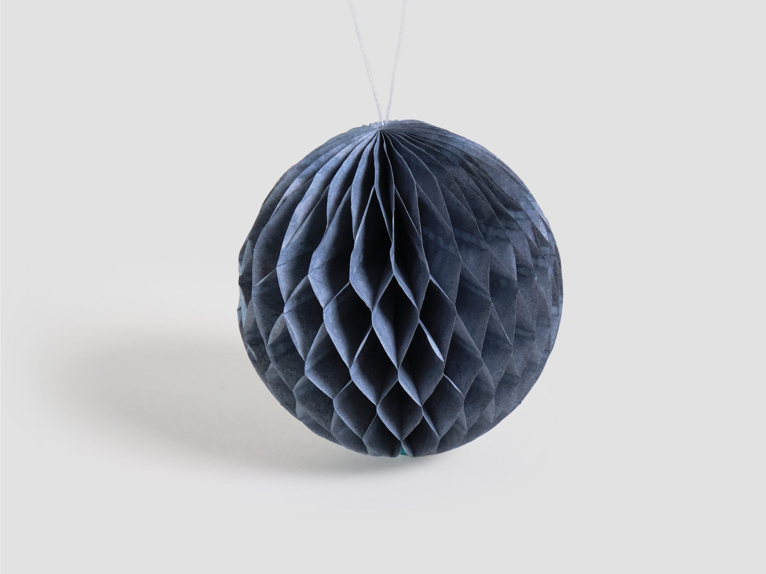 Grey Paper Ball Decoration